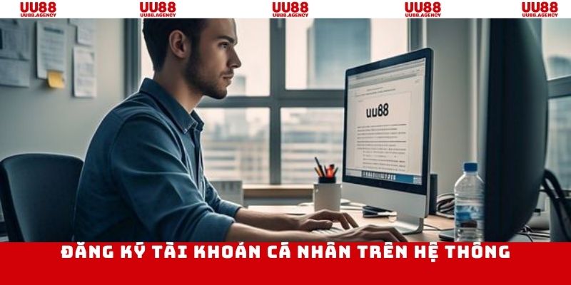Đăng ký tài khoản cá nhân trên trang chủ hệ thống