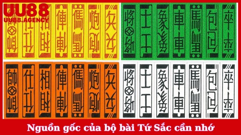 Nguồn gốc của bộ bài Tứ Sắc cần nhớ
